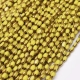 50 Glasperlen oval 4x7mm