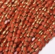 50 Glasperlen oval 4x7mm
