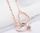 1 Halskette mit Herz und Ring  925 Sterlingsilber