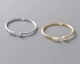 1 Fingerring Solitär Square 925 Silber