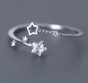 1 Fingerring Stars 925 Silber