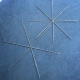 4 Drahtsterne Sternskelette Bastelsterne aus Draht B = 15,0cm Durchmesser