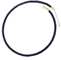 1 Halskette Kordelband