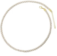 1 Halskette Kordelband