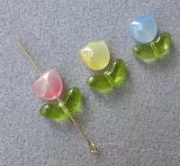 100-tlg. Acrylblumen bunt gemischt