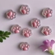 20 Acrylperlen Tierpfoten