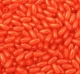 200 ovale Acrylperlen Olivenperlen orange