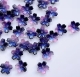 50 Acrylperlen Blumen Blüten 11mm