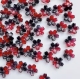 50 Acrylperlen Blumen Blüten 11mm