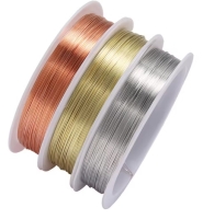 15m Draht Basteldraht 0,30mm Rhodium Platin