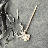 1 Haarschieber mit Hirsch Trachten