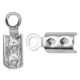 1 Endteil zum Quetschen 2,0mm 925 echt Silber