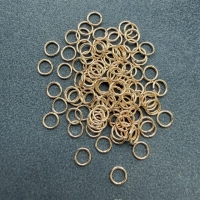 10gr. runde Biegeringe Rosegold 6mm