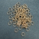 2gr. runde Biegeringe vergoldet 4mm